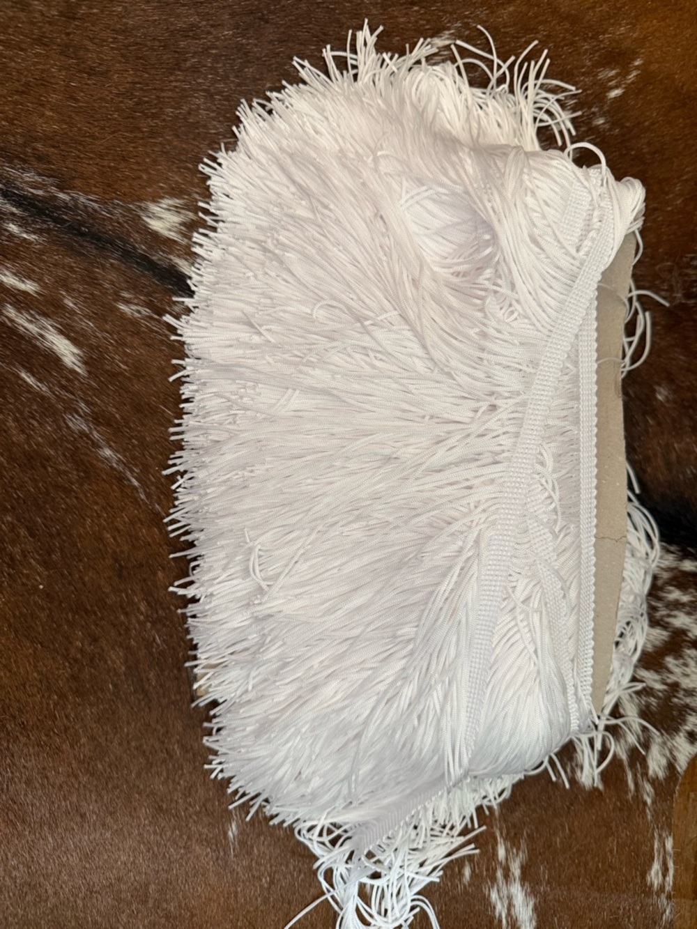 White Sewing Fringe